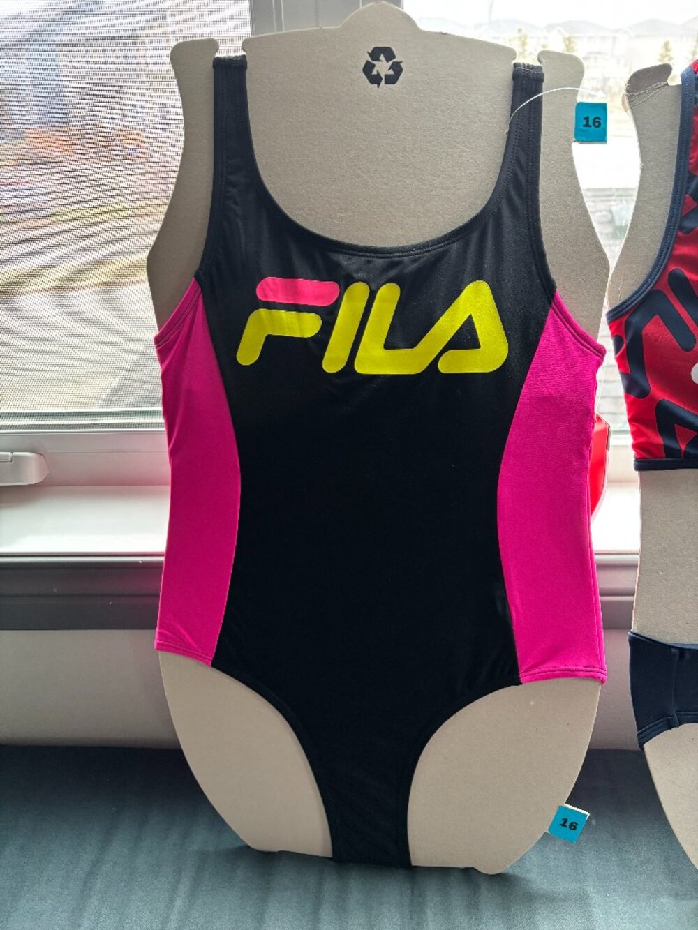 Girls Fila one piece Swimsuit - size 16 kids